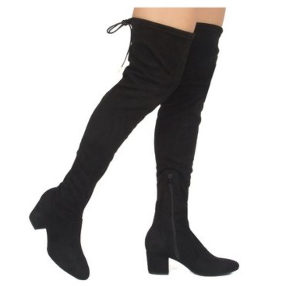 LAST 1️⃣ Over the Knee Faux Suede 2.5 Heel Boot - Picture 3 of 8